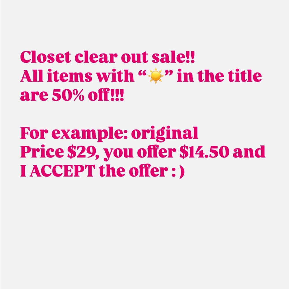 Closet Clear Out Time!!!
